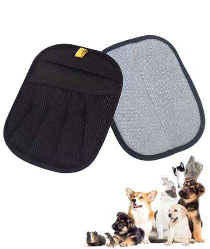 NOIMTTY Upgraded Electrostatic Pet Hair Removal Glove for Cats & Dogs - Thickened Reusable & Washable Magic Brush, Pet Hair Remover Glove Tool for Clothes, Couch, Carpet, Furniture & Car Seat