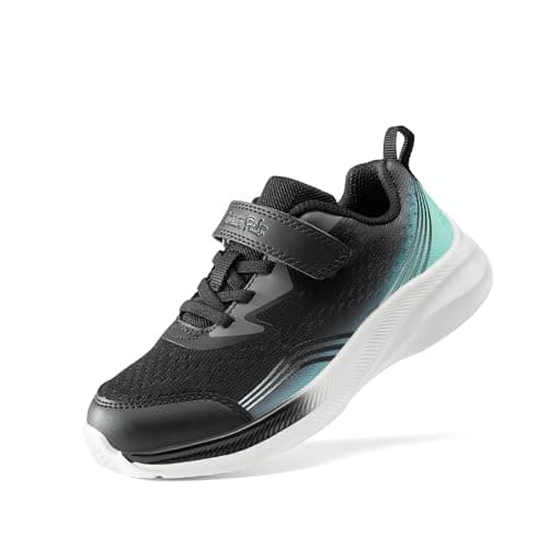 DREAM PAIRS Boys Girls Shoes Kids Tennis Sneakers Athletic Running Walking School Gym Lightweight Footwear for Little/Big Kid,Size 10 Toddler,Black/Blue,SKRS26005K