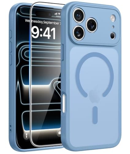 FNTCASE for iPhone 17 Pro Case, Fit for Magsafe, Screen Protector
