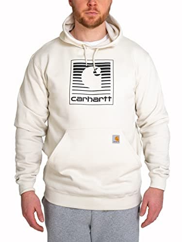 Carhartt Men's Big & Tall Loose Fit Midweight Graphic Sweatshirt, Malt, Large Tall