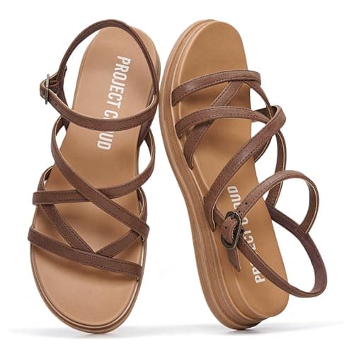 Project Cloud Wedge Sandals for Women Plush Insole Strappy Sandals 2026