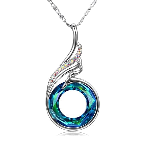 Kate Lynn Phoenix Necklaces for Women Crystal Pendant Necklace Jewelry Birthday Gifts for Women Christmas Mothers Day Gifts for Mom Wife Daughter Gift for Girlfriend Best Friends Lady