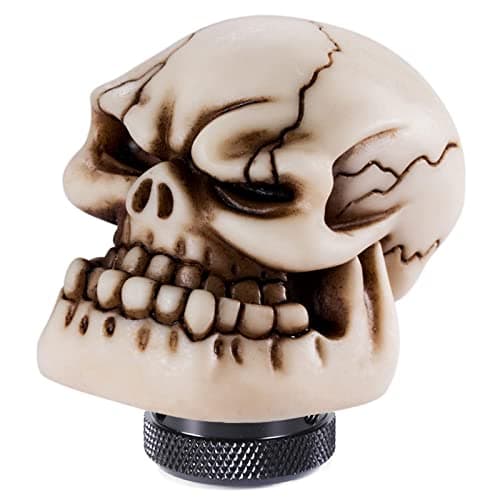 Arenbel Big Skull Head Shift Knob Manual Car Gear Stick Shifter Handle