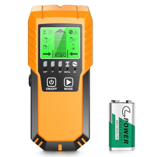Electronic Stud Finder Wall Scanner with Live Wire Warning and LCD Display