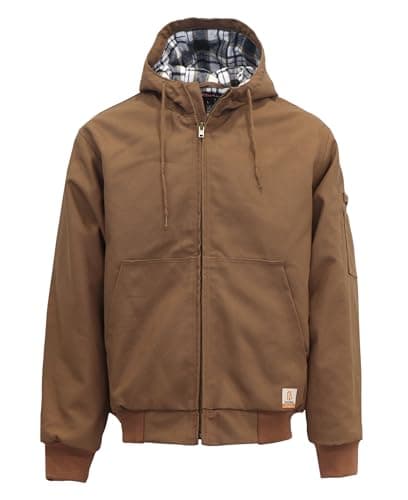 BOCOMAL FR Jacket Insulated Flame Resistant Duck Hooded Coat Outwear CAT4