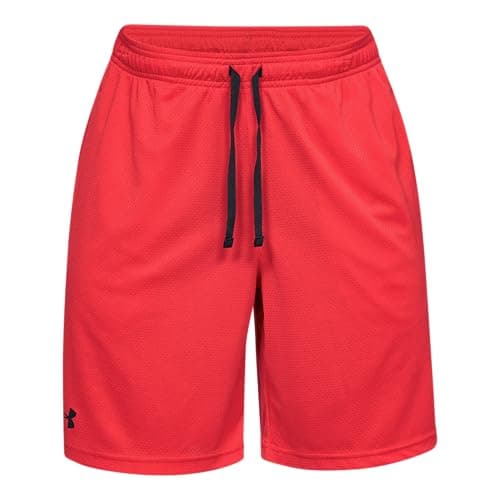 Under Armour Men's Tech Mesh Shorts, Red (600)/Black, 3X-Large Tall