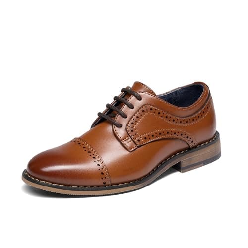 Bruno Marc Little Kid Prince_K_1 Brown Boy's Classic Oxfords Dress Shoes Size 11 M US Little Kid