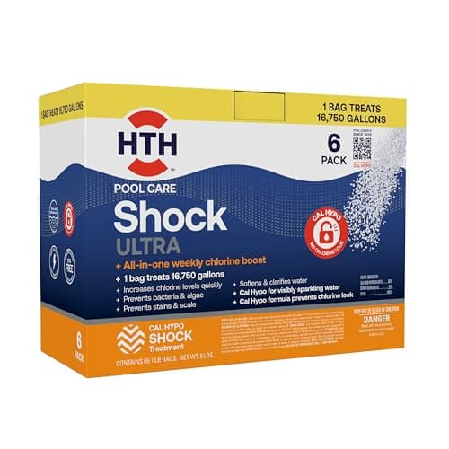 HTH 52040B, Swimming Pool Care Shock Ultra, 6 Pack
