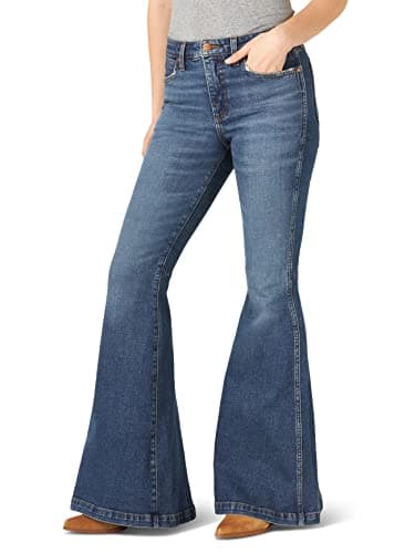 Wrangler Women's Retro High Rise Trumpet Flare Jean, Paige, 28-32