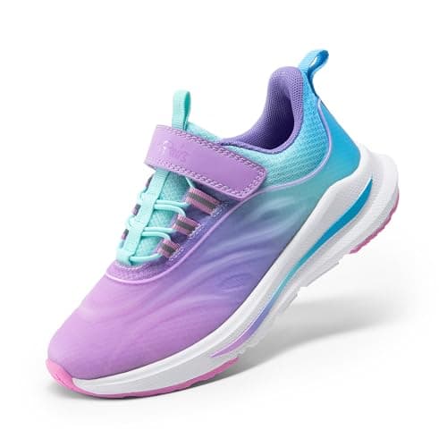 Dream Pairs Boys Girls Shoes Kids DuraPlay Tennis Running Athletic Protective Walking Sneakers for Little/Big Kid,Size 13 Little Kid,Hot Pink/Blue,SDRS2335K