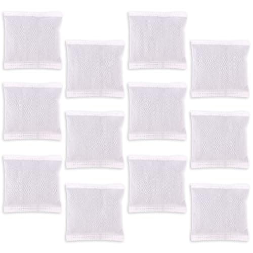 Fukaisu 12pcs Carbon Filter Refills for Playtex, 9x7cm/3.54x2.76in Coconut Shell Activated Carbon Odor Absorbing Deodorizer for Diaper Pail Systems Trash Cans Closets & Shoe Cabinets (Gray)