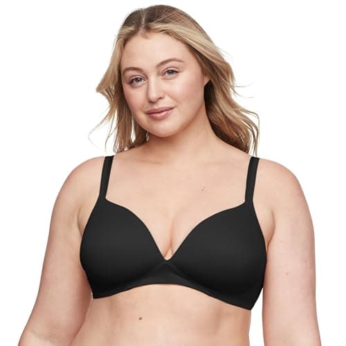 Warner’s Women’s Elements of Bliss Wire-Free Lift Bra,Black,34A