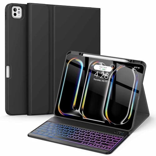Soke Keyboard Case for iPad Pro 13 Inch (M5 2025/M4 2024), Black