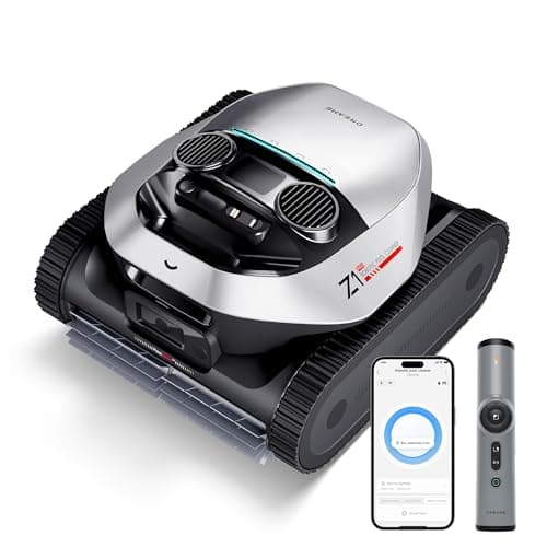 DREAME Z1 Pro Cordless Robotic Pool Cleaner, LiFi & APP Control, 8000 GPH Suction, Wall & Waterline Cleaning, UP to 180+ min, Auto-Retrieval, Automatic Pool Vacuum for Above & In-Ground Pools
