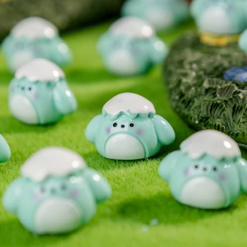Teenzee 60 pcs Mini Resin Bird Many Styles Variety Tiny Animals Figures Miniature Little Small Animal Figurines Bulk for Micro Fairy Garden Landscape Accessories Hide Crafts Decor Aquarium