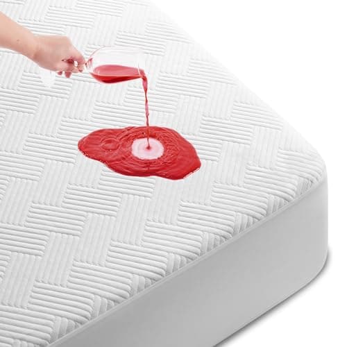 Cozymaker California King Size 100% Waterproof Mattress Protector, White