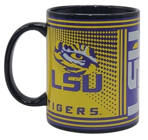 Boelter Brands NCAA 11oz Sublimated Hero Mug (LSU Tigers Black), 11oz-Hero-Sub