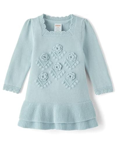 Gymboree,Baby-Girls,and Toddler Long Sleeve Sweater Dresses,Coastal Sailor,9 Months,12 Months