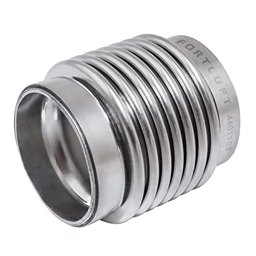 FORTLUFT Flex Connector Bellows 1.75''x2.50'' Stainless Steel