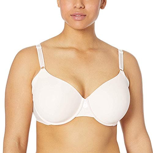 Olga Women's Plus Size No Side Effects Underwire Contour Bra, Rosewater, 44D