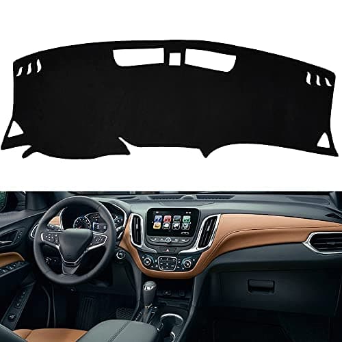 Xxamz Dash Board Dashboard Cover Mat Sun Protective Pad Sunshade Carpet Dashmat Left Hand Drive for 18-20 Chevrolet Equinox SUV 1 Piece