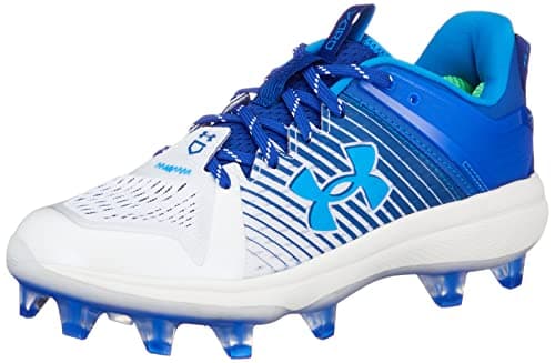 Under Armour Men's Yard Low MT TPU Baseball Cleat, (400) Royal/White/White, 15
