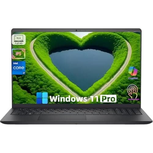Dell 15.6" Touchscreen Business Laptop (2026) – 13th Gen Intel Core i7-1355U, 32GB RAM, 1TB SSD, FHD Display, HDMI, Wi-Fi6, Wins 11 Pro, DC15250 Laptop for Office Work, Students & Remote Learning