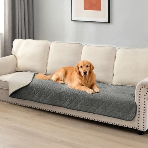 Ameritex Sofa Cover Waterproof for Seats Couch Cover for Dogs Pet Couch Cover Velvet for Chair Loveseat Sofa Machine Washable
