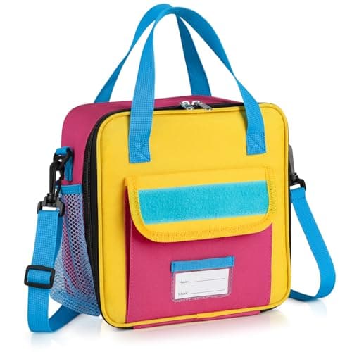 REDSHELL Lunch Box Kids, Large Insulated Lunch Bag for Girls, Pink Blue