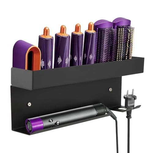DiQiRenQin Bathroom Hair Tool Organizer Wall Mount, Curling Iron Holder