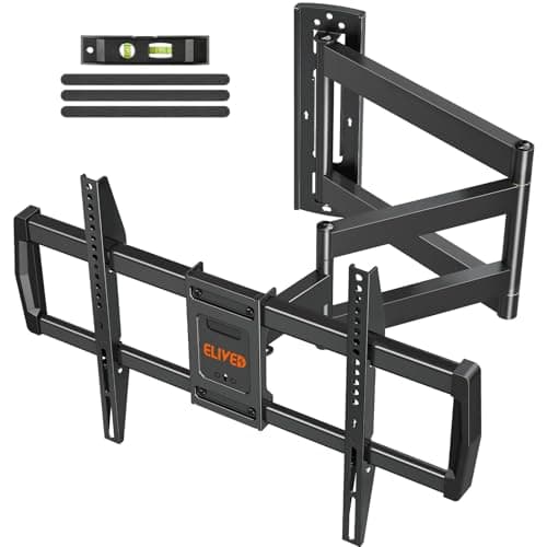 30" Long Arm TV Wall Mount for 42-75 Inch TVs, Full Motion Swivel and Tilt
