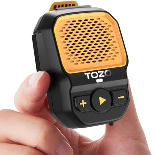 TOZO PM1 Mini Speaker with AI Assistants, Wearable Speaker for Hands-Free