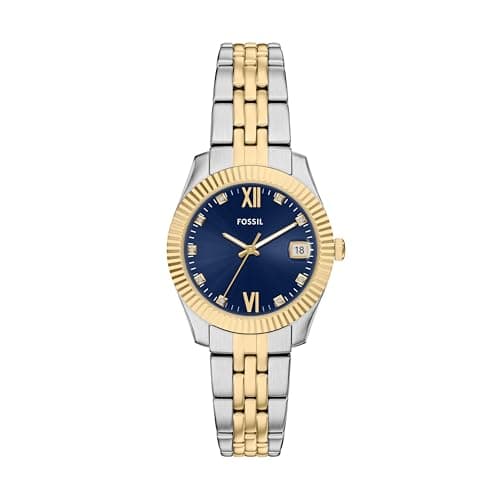 Fossil Women's Watch, Scarlette Quartz Stainless Steel Three-Hand Watch for Women