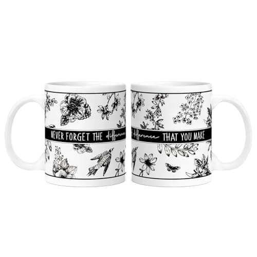 Thank You Gifts for Woman Coworkers Teacher Boss Female, Unique Coffee Mug for Teacher, Nurse, Coworker, Mentor, Counselor, Caregiver, Bridesmaid, Appreciation Gifts(11oz)