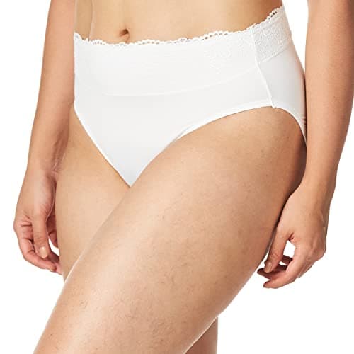 Bali Women's Hi-Cut Panties, High-Waisted Smoothing Panty, High-Cut Brief Underwear for Women, Comfortable Underpants