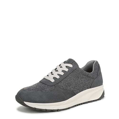 Naturalizer Women's Shay Sneaker Hazy Grey Wool/Suede 9 W
