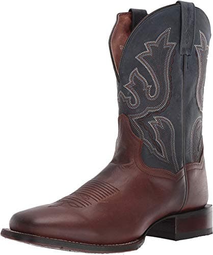 Dan Post Mens Winslow Embroidered Square Toe Casual Boots Mid Calf - Blue, Brown - Size 13 D