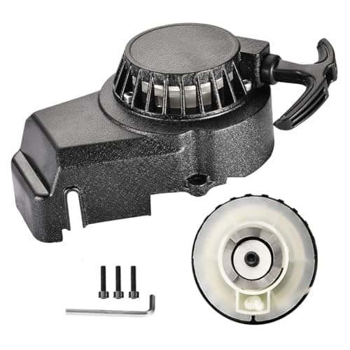 TNAIYH ATV Pull Starter Recoil Assembly, Recoil Start lgnition Coil with Pull Cord, 4 Wheeler Go Kart Parts Accessories, Compatible with 2 Stroke 47cc 49cc 50cc Engine Pocket Dirt Bike ATV