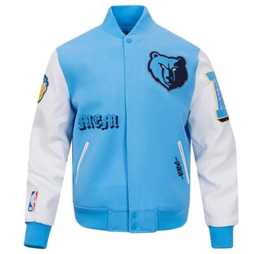 Pro Standard Mens NBA Memphis Grizzlies Old English Varsity Jacket