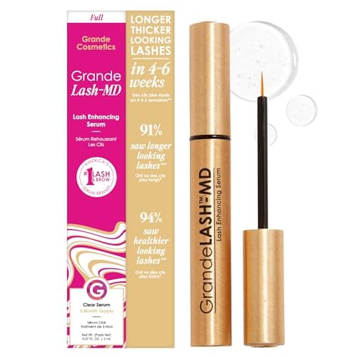 Grande Cosmetics GrandeLASH-MD Lash Enhancing Serum, 2mL, Cruelty-Free