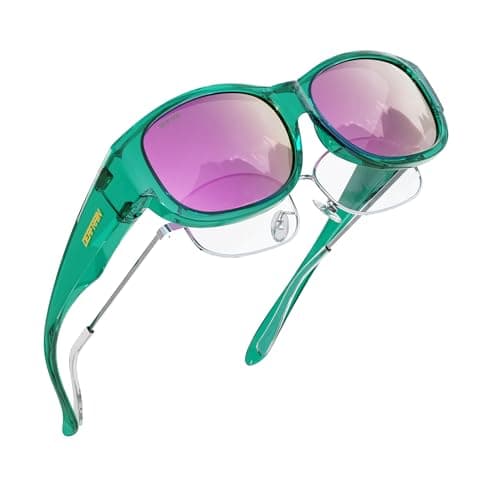DEAFRAIN Fit Over Sunglasses Over Prescription Glasses for Women Men