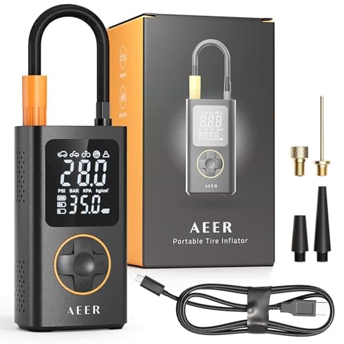 AEER Tire Inflator 150PSI Cordless Air Pump Digital Gauge Car