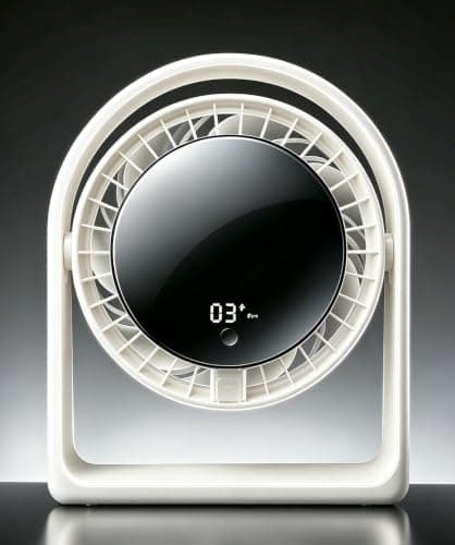 2026 Quiet USB Desk Fan,4 Speeds, 120°Tilt, table Fan for bed & Office