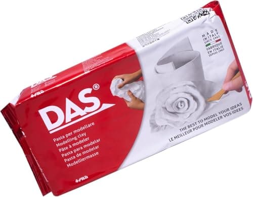 DAS Modeling Clay Air Hardening, White, 2.2lb, 1 Count