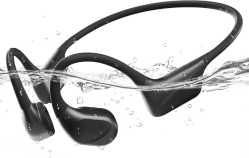 PSIER Bone Conduction Headphones, Swimming Headphones with IPX8 Waterproof