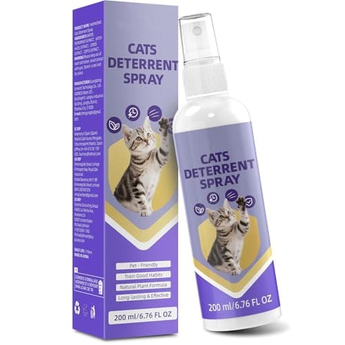 KTSAY Cat Deterrent Spray - Effective Repellent Spray for Furniture Protection, Safe Natural Indoor & Outdoor Training Aid to Stop Scratching & Urine Marking (1Pcs)