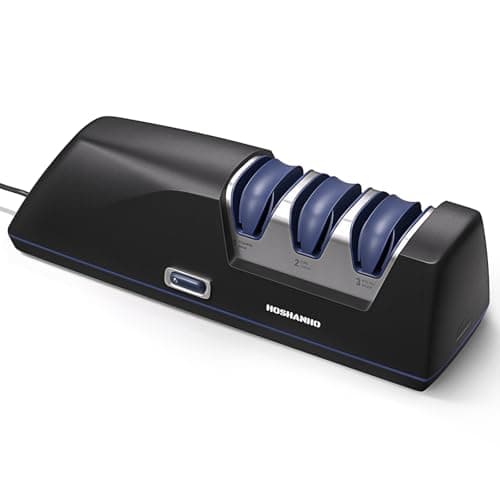 HOSHANHO Electric Knife Sharpener, 3-Stage Knife Sharpener for All Knives