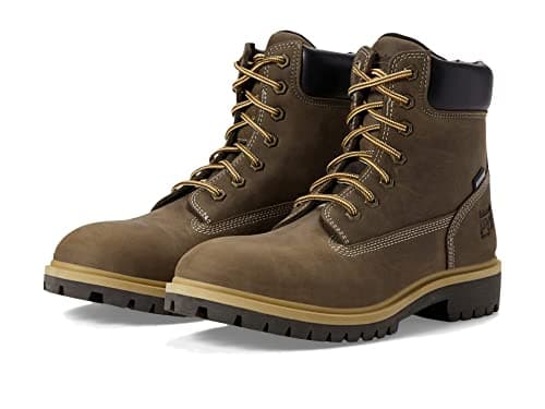 Timberland PRO Women's Direct Attach 6 Inch Soft Toe Insulated Waterproof Industrial Work Boot, Turkish Coffee, 8.5 M