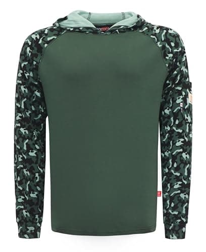 BOCOMAL FR Hooded T-Shirts 7.1oz Flame Resistant NFPA2112 CAT2 Work Hoodies