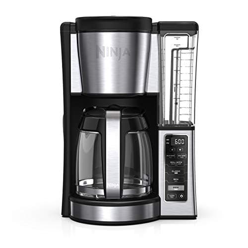 Ninja Fresh Brew Coffee Maker, 12 Cup Glass Carafe, Stainless Steel, CE251